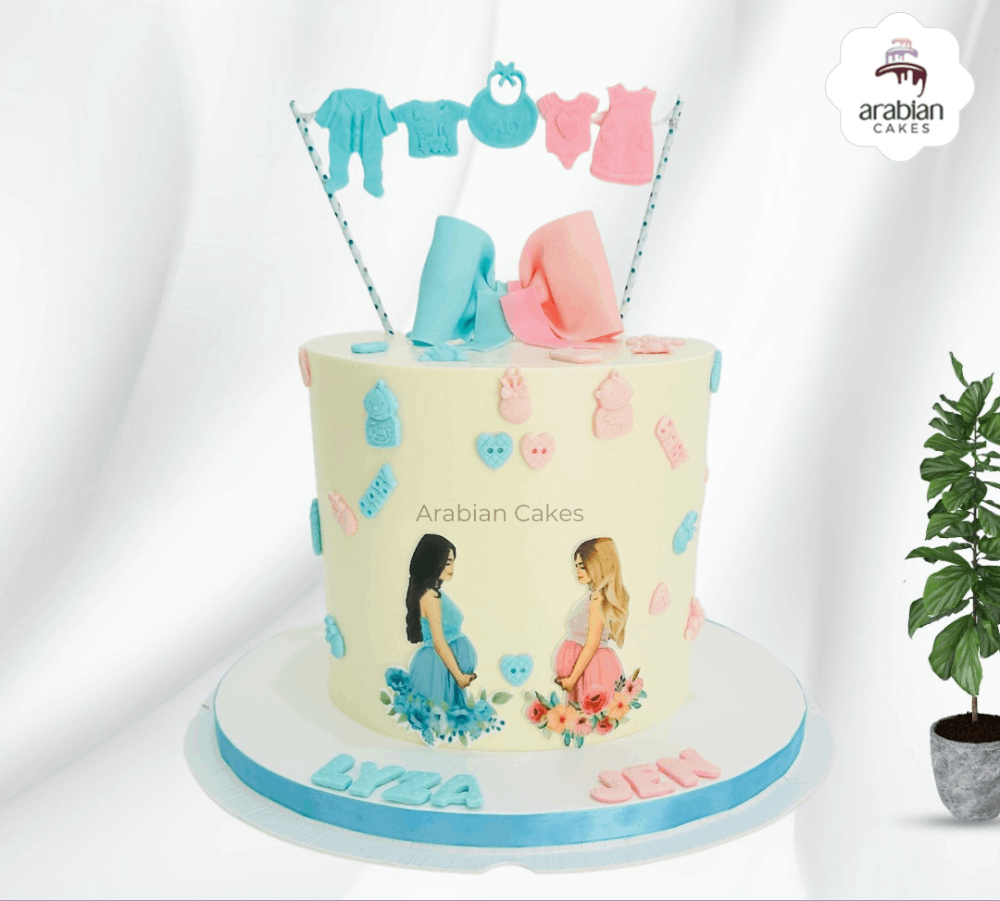 Baby shower cake