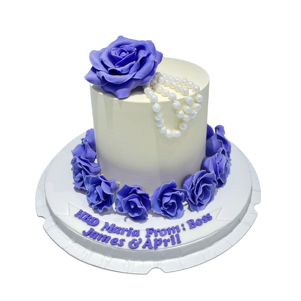 fresh flower cake