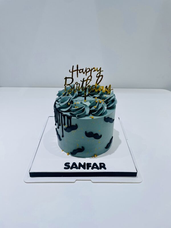 Mustache Cake