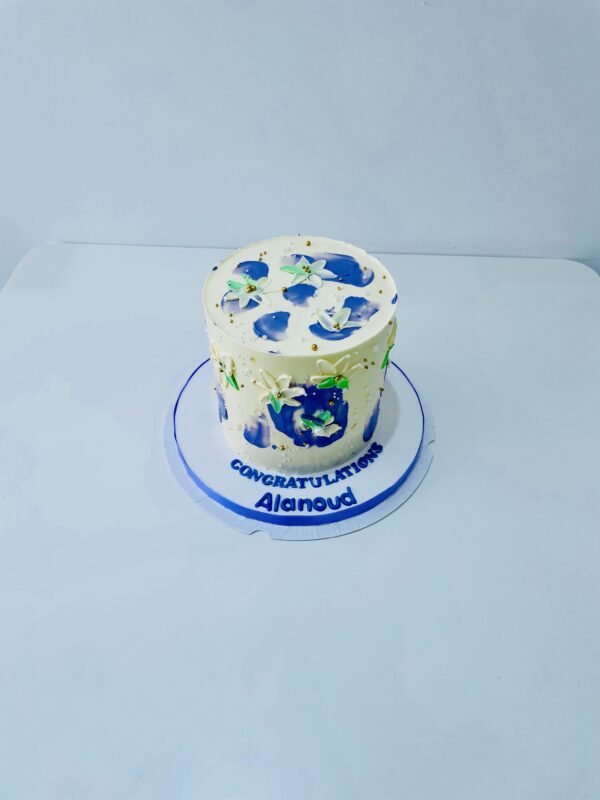 Floral Stroke Cake