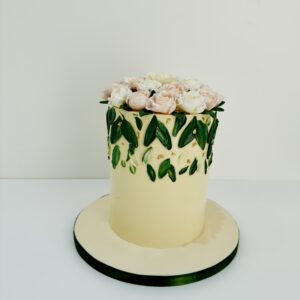 fresh flower cake