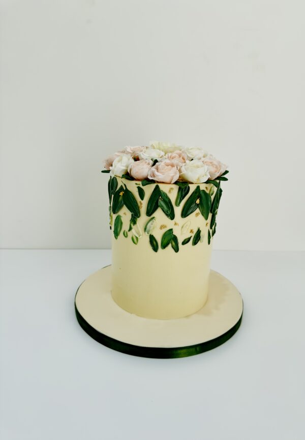 fresh flower cake