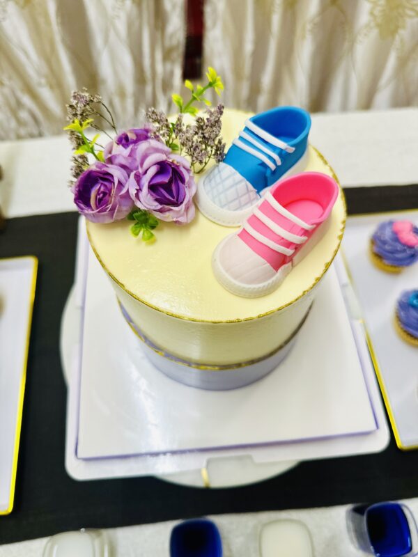 Baby Booties Cake