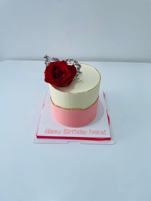 fresh flower cake