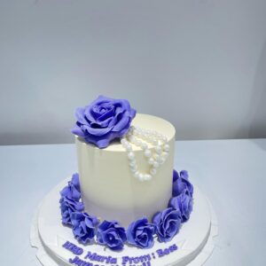 fresh flower cake