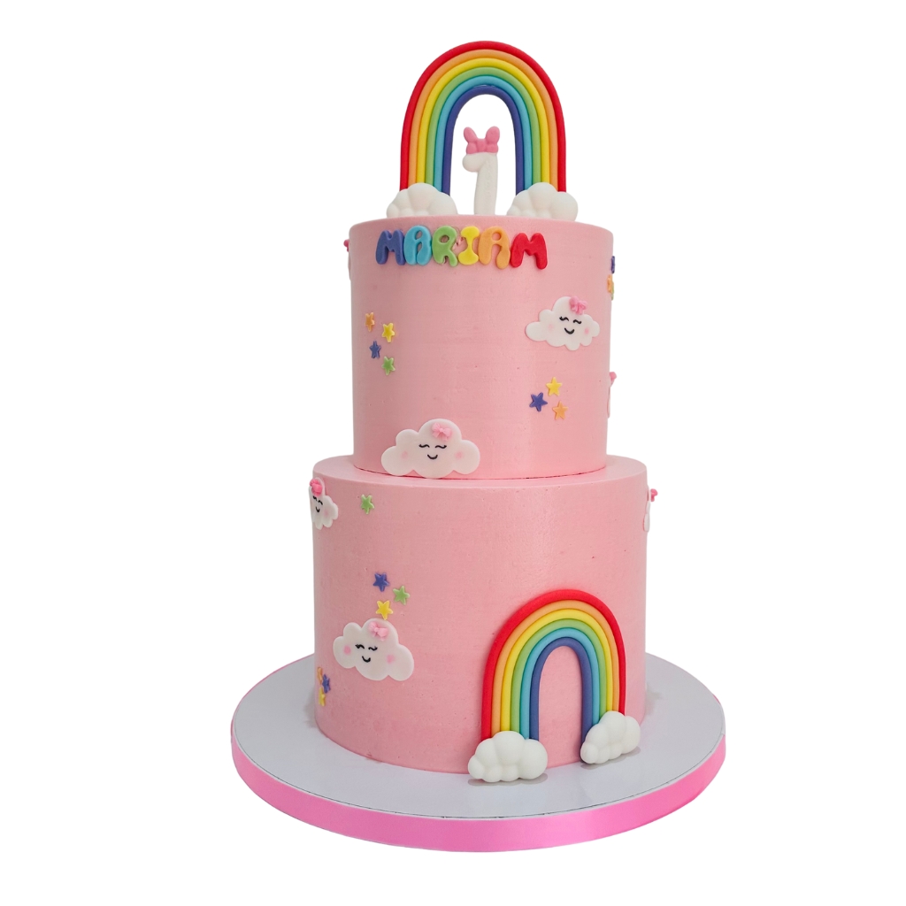 Rainbow Theme Cake