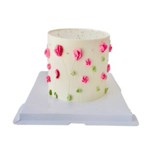 fresh flower cake