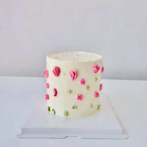 fresh flower cake