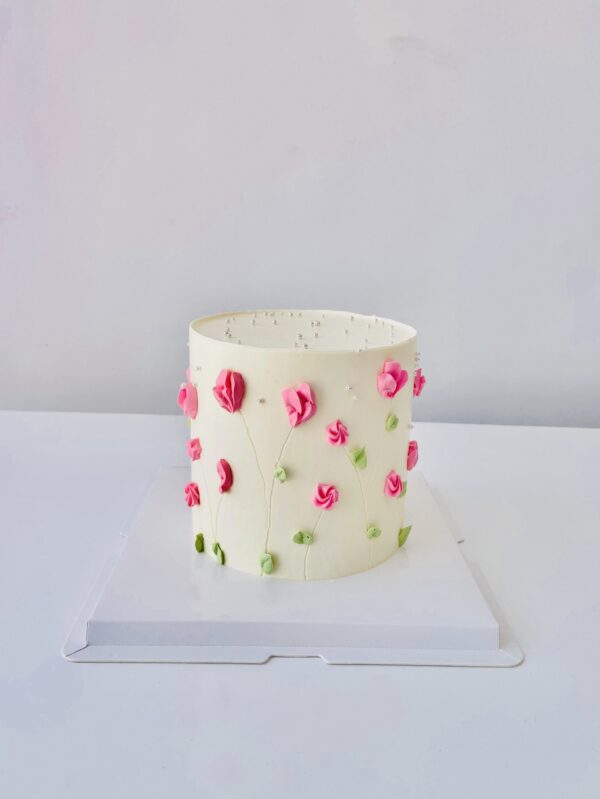 fresh flower cake