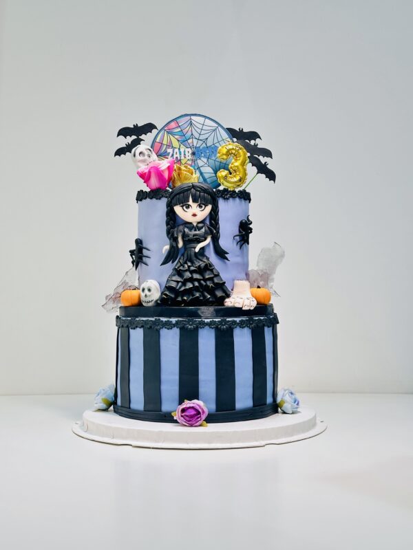 Wednesday Addams Cake - Image 2