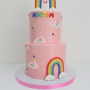 Rainbow Theme Cake