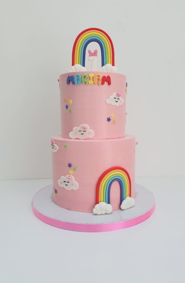 Rainbow Theme Cake